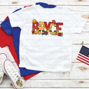 FIREFIGHTER NAMES - CUSTOM TRANSFER