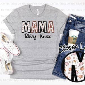 PUMPKINS & GHOSTS TITLES W/ KIDS NAME - FAUX EMBROIDERY - CUSTOM TRANSFER