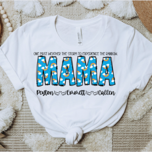 RAINBOW MAMA W/ KIDS NAME - CUSTOM TRANSFER