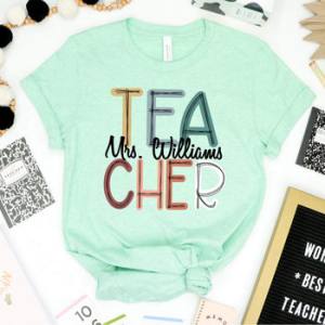 TEACHER BLOCK W/ SCRIPT NAME - CUSTOM TRANSFER