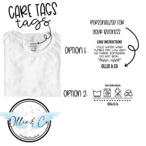 CUSTOM CARE TAGS