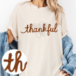 THANKFUL FAUX YARN- DTF TRANSFER