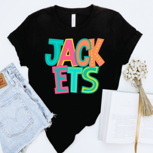 SPLIT NEON MASCOT NAMES - CUSTOM TRANSFER