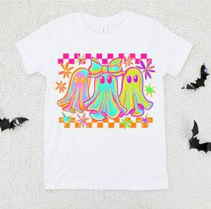NEON SPOOKY GHOSTS - DTF TRANSFER