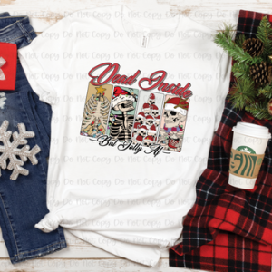 DEAD INSIDE BUT JOLLY AF - DTF TRANSFER