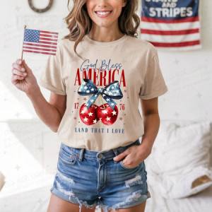 COQUETTE GOD BLESS AMERICA - DTF TRANSFER
