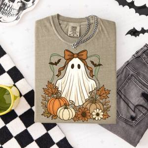 COQUETTE FLORAL GHOST - DTF TRANSFER