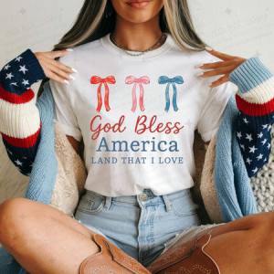 COQUETTE GOD BLESS AMERICA - DTF TRANSFER