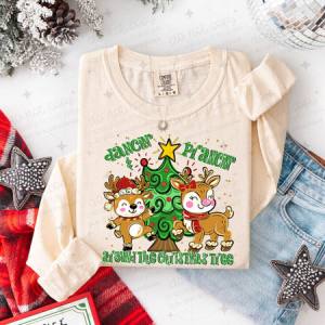 DANCIN' PRANCIN' AROUND THE CHRISTMAS TREE - DTF TRANSFER