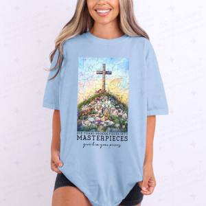 GOD TURNS BROKEN PIECES INTO MASTERPIECES - DTF TRANSFER