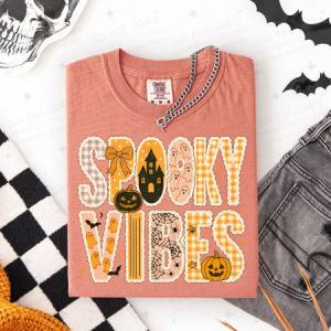COQUETTE PREPPY SPOOKY VIBES - DTF TRANSFER