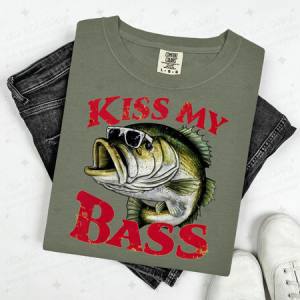 KISS MY BASS - DTF TRANSFER
