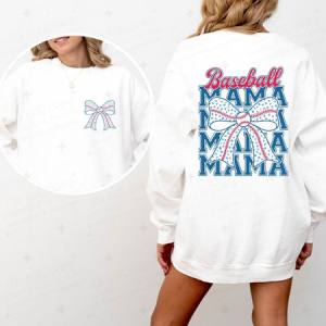 COQUETTE BASEBALL MAMA - FRONT+BACK - DTF TRANSFER