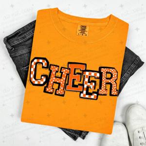 CHEER - ORANGE - DTF TRANSFER