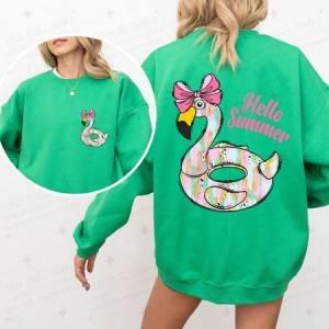 COQUETTE HELLO SUMMER - FRONT+BACK - DTF TRANSFER