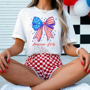 COQUETTE AMERICAN GIRLY - DTF TRANSFER