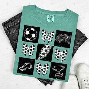 COQUETTE SOCCER GRID - DTF TRANSFER