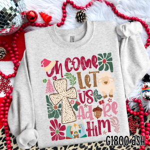 OH COME LET US ADORE HIM - DTF TRANSFER