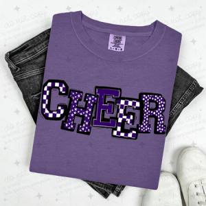 CHEER - PURPLE - DTF TRANSFER