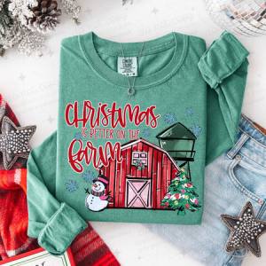 CHRISTMAS IS BETTER ON THE FARM - DTF TRANSFER