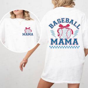 COQUETTE BASEBALL MAMA - FRONT+BACK - DTF TRANSFER