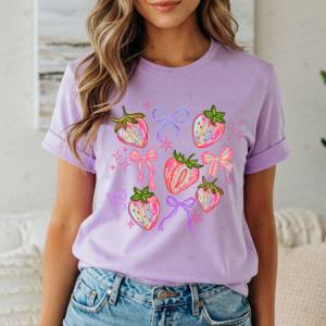 COQUETTE STRAWBERRIES - DTF TRANSFER