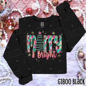 MERRY & BRIGHT - DTF TRANSFER