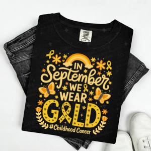 IN SEPTEMBER WE WEAR GOLD - DTF TRANSFER