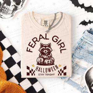 FERAL GIRL HALLOWEEN - DTF TRANSFER