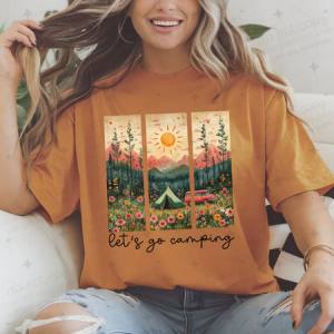 LET'S GO CAMPING - DTF TRANSFER