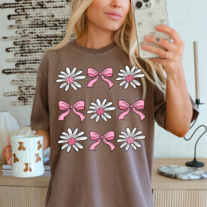 COQUETTE FLORAL GRID - DTF TRANSFER