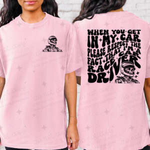 RACE CAR DRIVER *OLLIE & CO. EXCLUSIVE* - FRONT+BACK - DTF TRANSFER