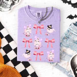 COQUETTE GHOSTS & BOWS - DTF TRANSFER