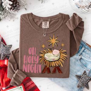 OH HOLY NIGHT - DTF TRANSFER