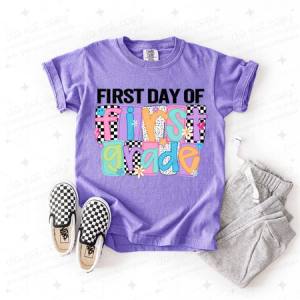 FIRST DAY OF FIRST GRADE - DTF TRANSFER