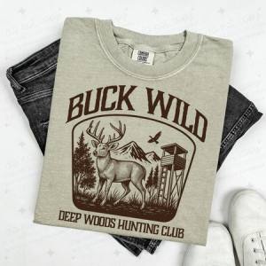BUCK WILD - DTF TRANSFER