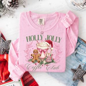 COQUETTE HOLLY JOLLY COFFEE CLUB - DTF TRANSFER