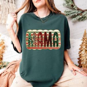 MAMA - FAUX SEQUIN - DTF TRANSFER