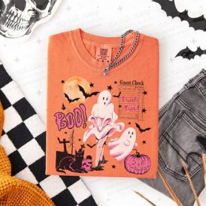 BOO! TRICK OR TREAT - DTF TRANSFER