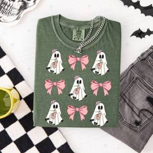 COQUETTE COFFEE GHOSTS & BOWS - DTF TRANSFER