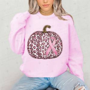 BREAST CANCER AWARENESS PUMPKIN - DTF TRANSFER