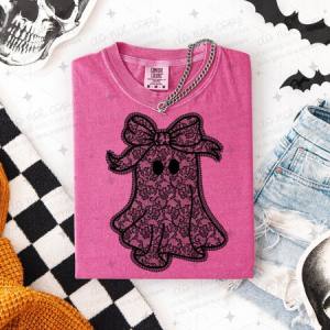 COQUETTE LACE GHOST - FAUX LACE - DTF TRANSFER