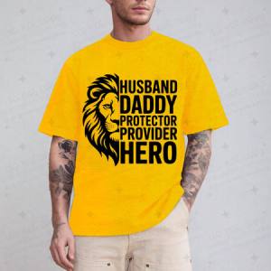 HUSBAND DADDY PROTECTOR PROVIDER HERO - DTF TRANSFER