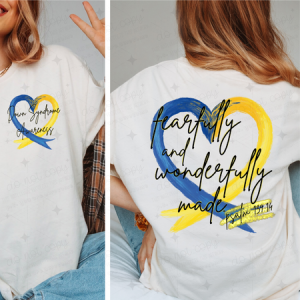 FEARFULLY & WONDERFULLY MADE - FRONT+BACK - DTF TRANSFER