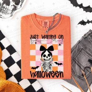 COQUETTE JUST WAITING ON HALLOWEEN - DTF TRANSFER
