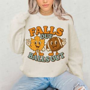 FALLS OUT BALLS OUT - DTF TRANSFER