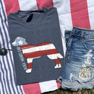 PATRIOTIC DOGS - DTF TRANSFER