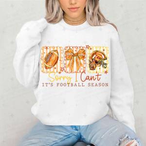COQUETTE SORRY I CAN'T IT'S FOOTBALL SEASON - DTF TRANSFER
