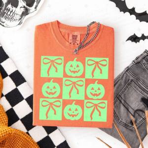 COQUETTE CHECKERED PUMPKINS - DTF TRANSFER