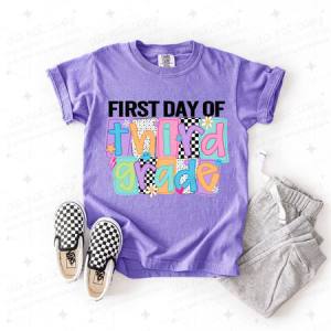 FIRST DAY OF THIRD GRADE - DTF TRANSFER